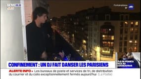 Confinement: à Paris, un DJ au balcon fait danser ses voisins