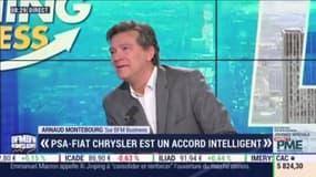 Arnaud Montebourg considère que l'accord entre PSA et Fiat-Chrysler se révèle "intelligent". 

