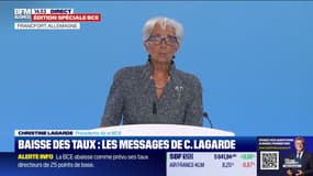 Baisse des taux: les messages de Christine Lagarde