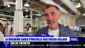 Marseille: la braderie Aides s'installe aux Docks village