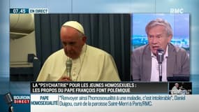 Propos du pape François sur l'homosexualité: "Il se prend les pieds dans le tapis"