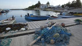 Le port de Capesterre sur l'île de Marie-Galante en Guadeloupe