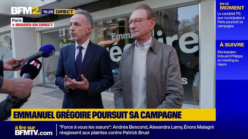 Retrait de Sarah Knafo: "Aucun ne s'est éloigné ou n'a refusé les voix de l'extrême-droite", répond Emmanuel Grégoire à Emmanuel Macron