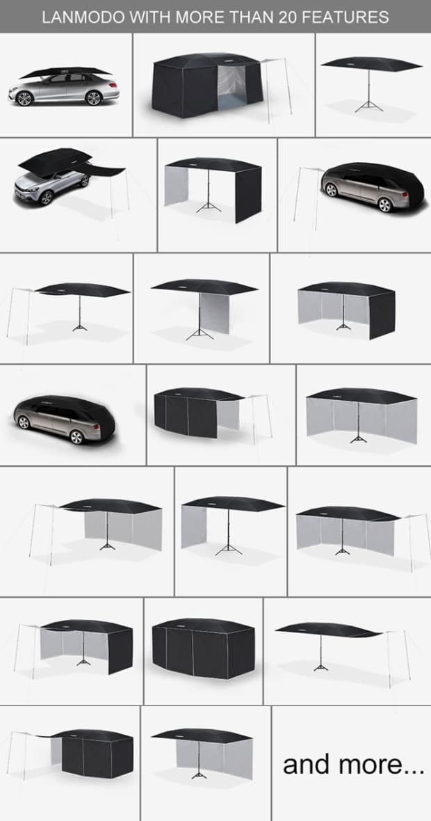 Un parapluie pour voiture, c'est une bébelle utile ou pas? - Guide