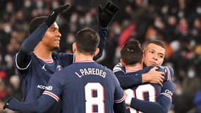 Le PSG face au Club Bruges, à Paris le 7 décembre 2021
