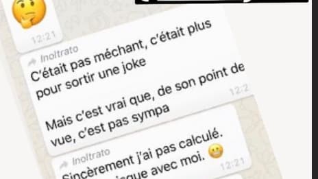 Capture d'écran Instagram