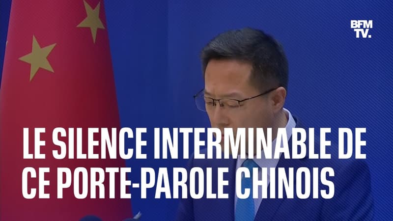 Le silence interminable de ce porte-parole chinois après une question sur la politique 