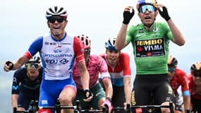 Gaudu le 07/06/22 sur le Critérium du Dauphiné