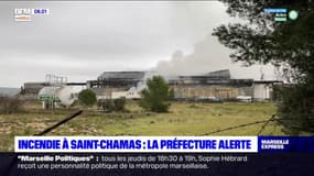 Incendie à Saint-Chamas: la préfecture alerte sur "l'émission localisée de polluants atmosphériques"