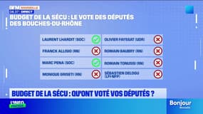 Budget de la sécu : qu'ont voté vos députés ? 