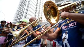 Une fanfare à  Rio de Janeiro, en février 2017 (PHOTO D'ILLUSTRATION).