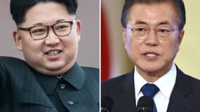 Kim Jong Un et Moon Jae-in