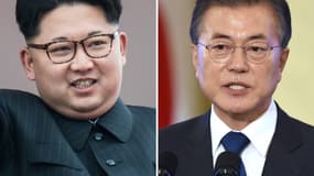 Kim Jong Un et Moon Jae-in