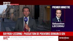 François Bayrou-Sébastien Lecornu: la passation de pouvoirs aura lieu demain à midi à Matignon