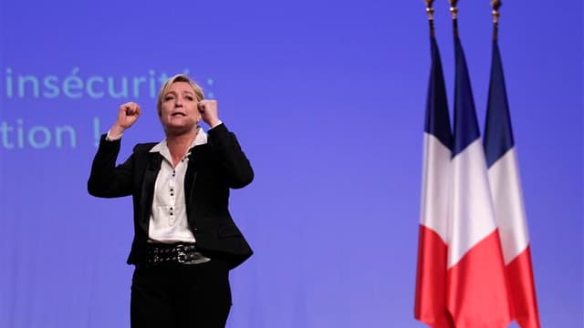 Marine Le Pen est revenue dimanche à ses "fondamentaux", la lutte contre l'immigration et l'insécurité, pour contrer ce qu'elle estime être une offensive de séduction de Nicolas Sarkozy vis-à-vis des électeurs du Front national. "Personne d'autre que moi