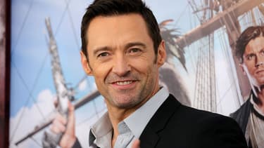 Hugh Jackman à l'avant-première de "Pan", en octobre 2015, à New York.
