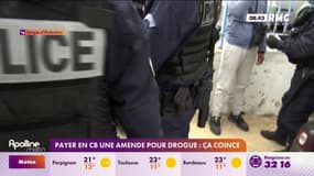 Payer en carte bancaire une amende pour drogue : ça coince