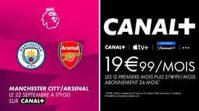 Manchester City - Arsenal : ne manquez pas le choc de ce début de saison en Premier League : le 22 septembre à 17h30 sur CANAL+ 