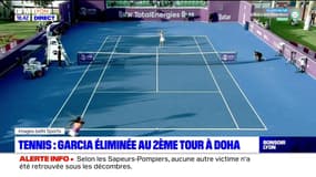 Tennis : Garcia éliminée au deuxième tour à Doha