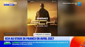 SCH annonce un concert au Stade de France le 24 Avril 2027.