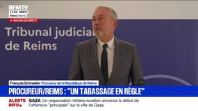 Agression de policiers hors-service à Reims: François Schneider, procureur de la République de Reims, décrit "une violence hors normes et totalement gratuite"