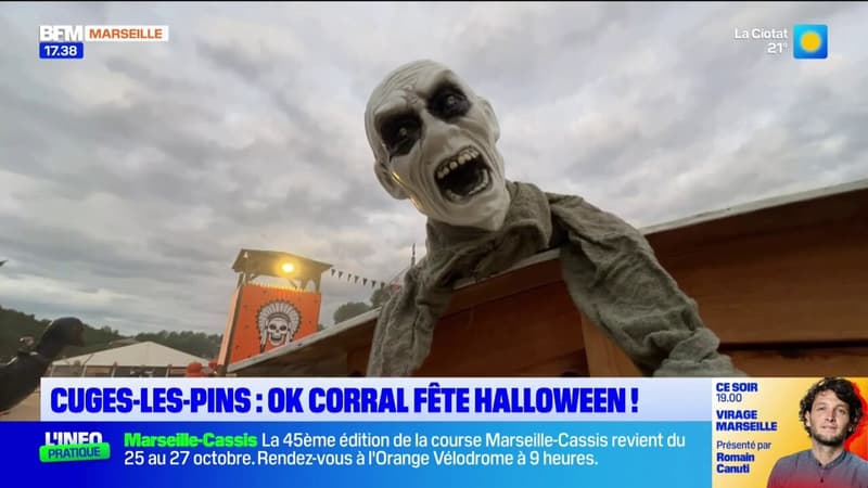 Cuges-les-Pins: le parc Ok Corral fête Halloween