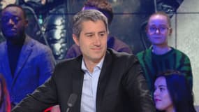 François Ruffin sur le plateau de BFMTV le 13 avril 2023