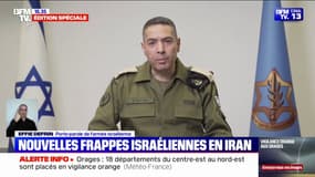 Conflit entre Israël et l'Iran: "Nous avons mené des frappes sur plus de 40 cibles" sur Téhéran, déclare le porte-parole de Tsahal