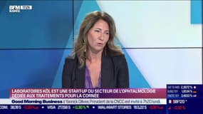 Sophie Momège, (Laboratoires KÔL) : Laboratoires KÔL est une start-up du secteur de l'Ophtalmologie dédiée aux traitements pour la cornée - 03/12