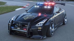 Pour le salon automobile de New-York, qui se déroule du 14 au 23 avril, Nissan a créé une version unique, façon voiture d'intervention, de sa sportive ultime, la GT-R.