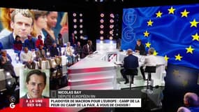 Tribune de Macron pour l'Europe : "Il faut changer totalement le fonctionnement de l'Union Européenne. Il faut une #Europe des Nations et des protections !" @NicolasBay_ #GGRMC