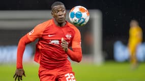 Nordi Mukiele avec Leipzig en février 2022