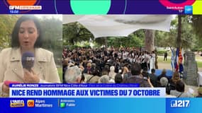 Nice: un hommage rendu aux victimes du 7 octobre