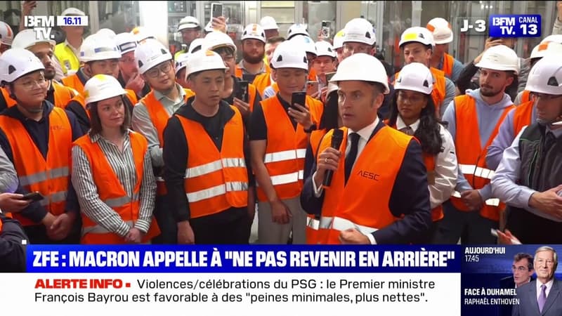 Emmanuel Macron appelle à 
