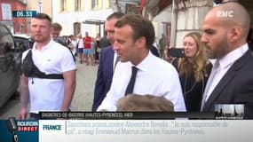 Emmanuel Macron sur l'affaire Benalla: "La chaleur et la fatigue, c'est à Paris que ça monte à la tête"