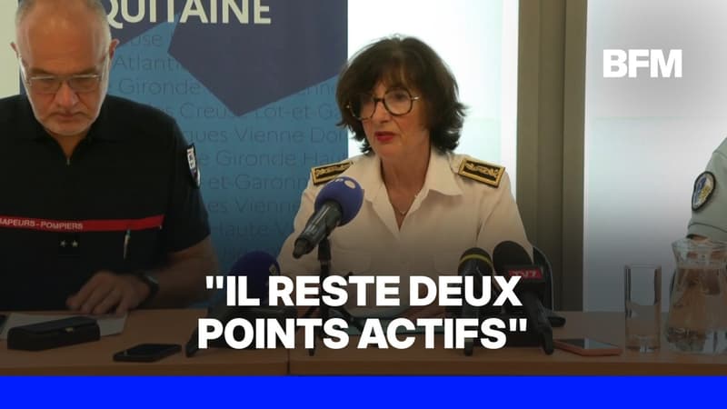 Incendie en Gironde: "Les choses commencent à s'améliorer nettement", selon la préfète