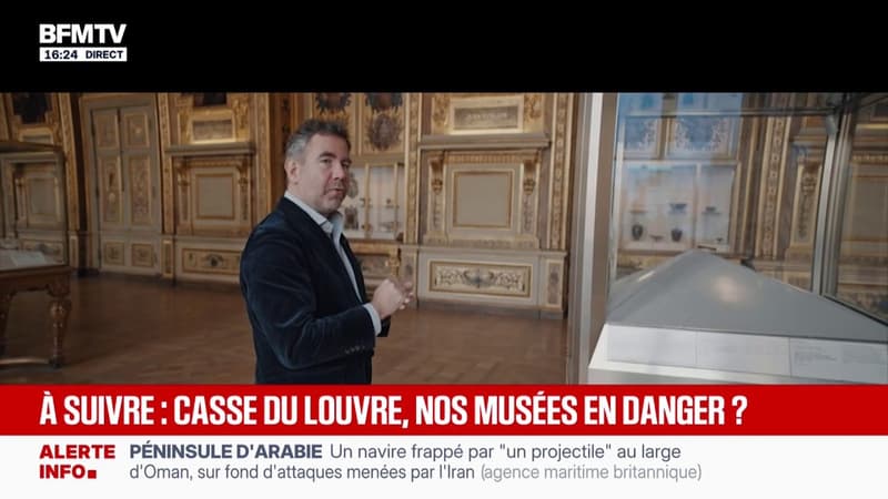 LIGNE ROUGE - Le Louvre nous a ouvert les portes de la galerie d'Apollon, lorsqu'elle était encore fermée au public