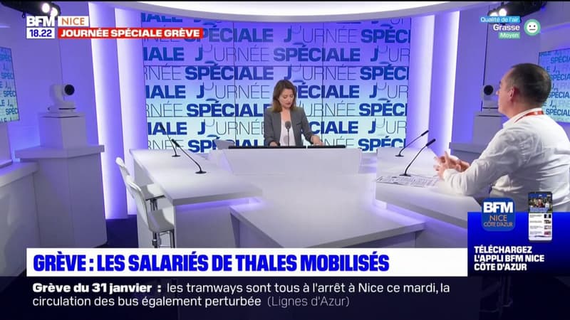 Nice: 25% de femmes grévistes chez Thalès Alenia Space Cannes