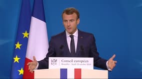 Macron sur le Brexit: "Ce n'est pas à l'Union européenne de faire des concessions pour traiter un sujet de politique interne britannique"