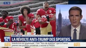 Que signifie le genou à terre des sportifs américains, nouveau geste de la fronde contre Donald Trump ?
