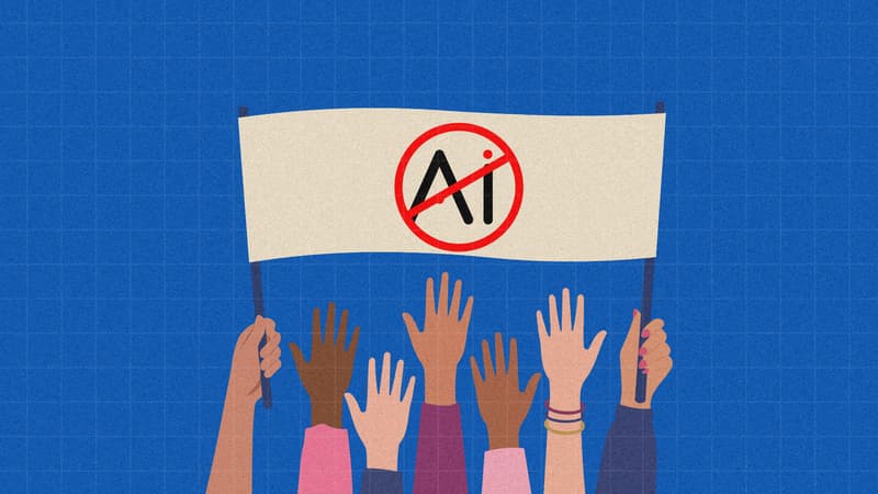 "Fièrement humain", "Sans IA": face à la prolifération des images et contenus générés par des IA, les humains réclament un label, mais n’arrivent pas à s’accorder sur une norme commune