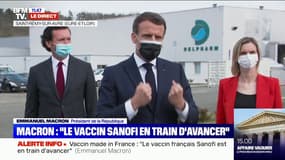 Emmanuel Macron: "Le programme américain a brûlé toutes les étapes avec l'ARN Messager"