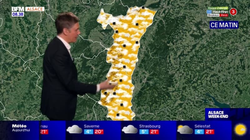 Regarder la vidéo Météo Alsace: un temps sec avec quelques éclaircies, 19°C attendus à Colmar