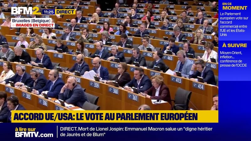 Le Parlement européen donne son feu vert sous conditions à l'accord commercial UE/Etats-Unis