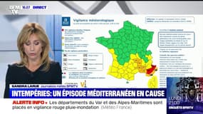 Intempéries: le Var et les Alpes-Maritimes passent en vigilance rouge