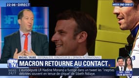 Tour de France: Emmanuel Macron retourne au contact (2/2)