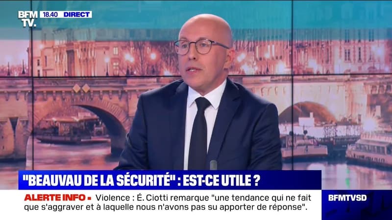 Éric Ciotti (LR): "La loi sécurité globale c'est un gadget, ce sont des mesurettes"