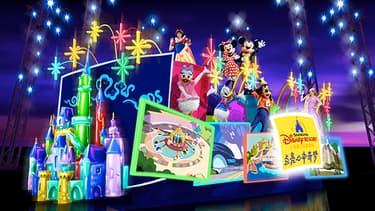 Maquette virtuelle du futur complexe Shanghai Disney Resort