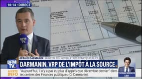 Impôt à la source: Darmanin assure "qu'il n'y pas de bugs"