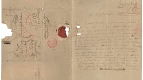 Une lettre de six pages de Ludwig van Beethoven se plaignant de sa maladie et du manque d'argent a ressurgi de l'oubli à la faveur d'un legs à un institut allemand. /Photo prise le 30 décembre 2011/REUTERS/Mathias Broesicke/Dematon Lübeck